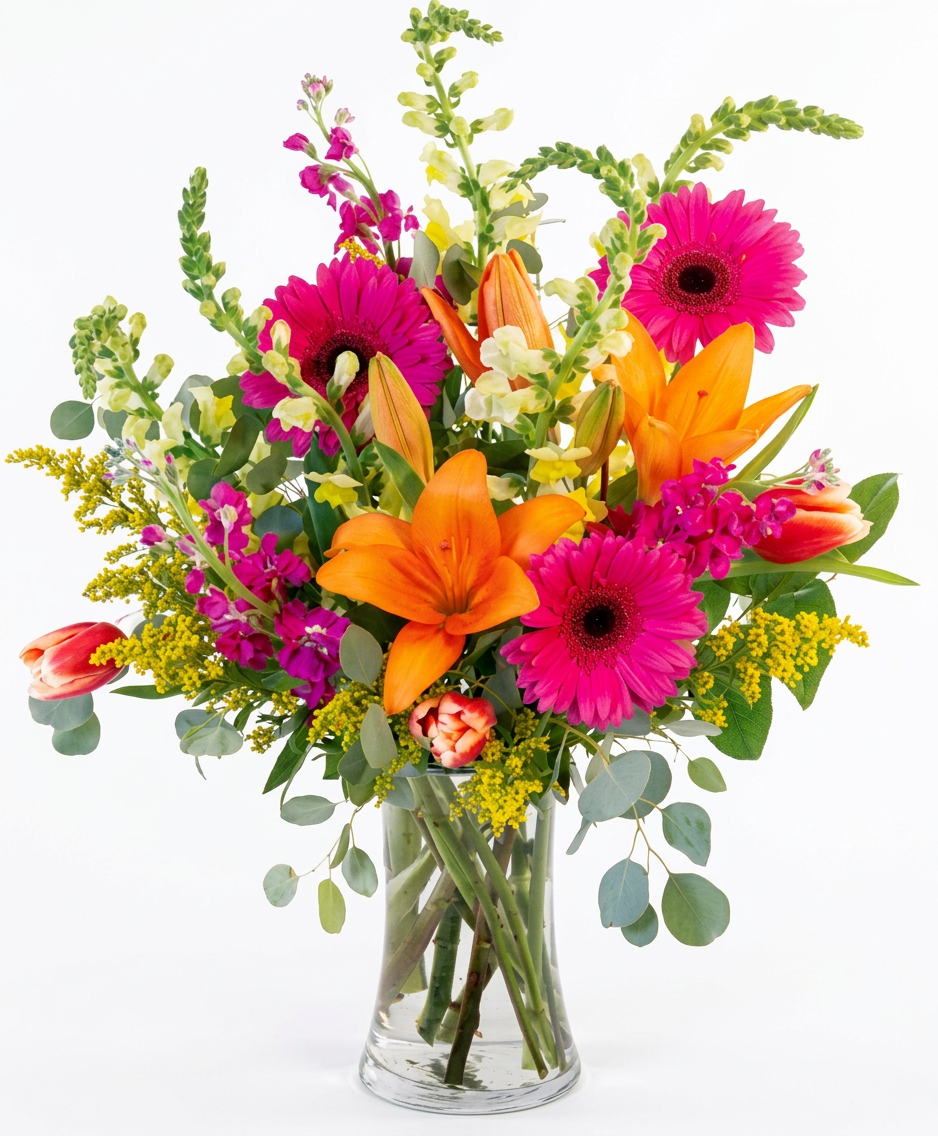 Lively Lilies & Gerberas