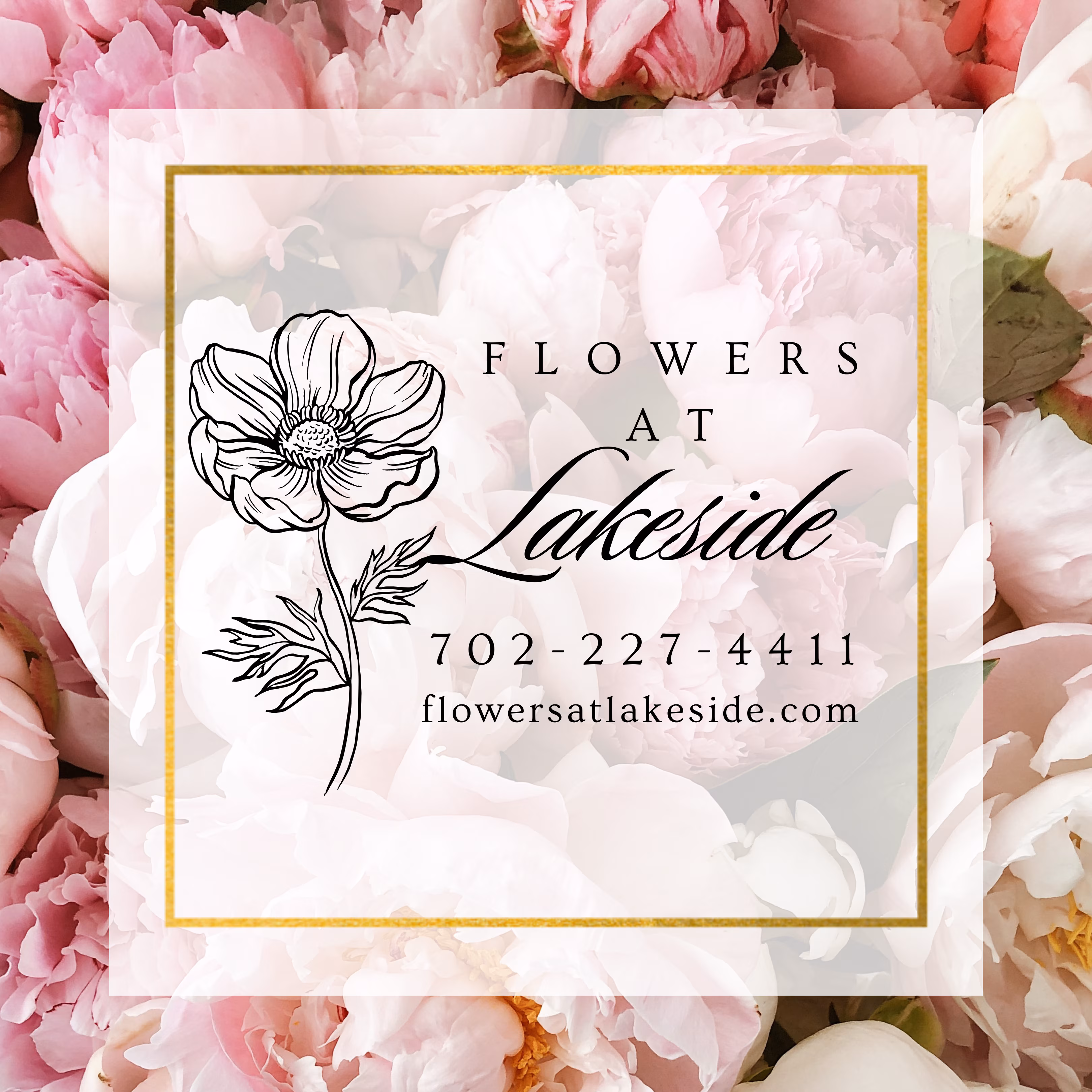 Flowers at Lakeside logo